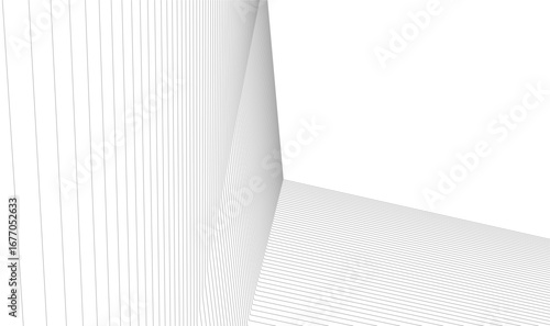 abstract architecture vector 3d background