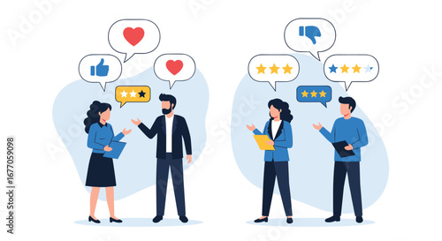 Customers share opinions and feedback on products and services discussed through social media conversations