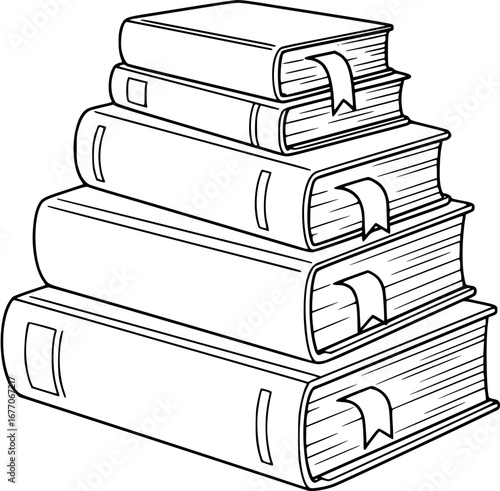 pile of books