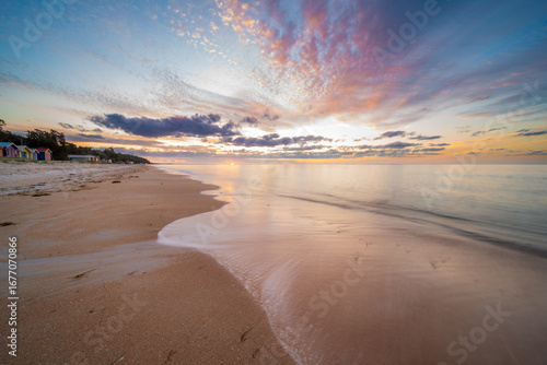 A Morning Beach Scene at Dromana