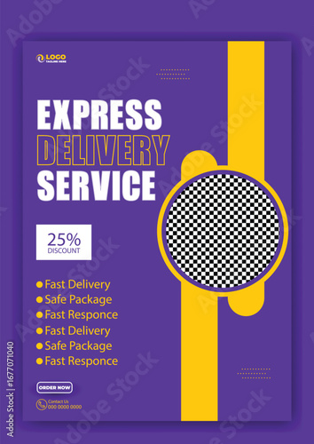 Express laundry service with discount and happy customer