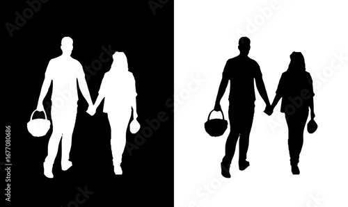 couple silhouette, couple silhouette illustration, vector, art, design, couple silhouette illustration, vector, art, silhouette, people, business, woman, family, group, illustration, men, silhouettes,