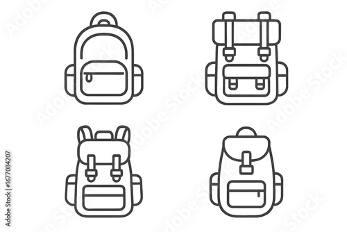 Simple plumbing icon collection with editable stroke, perfect for infographics, articles, books, flyers, banners, and vector cartoon illustrations with transparent background