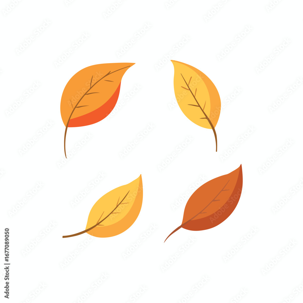 Obraz premium a charming vector illustration of a four-leaf clover.