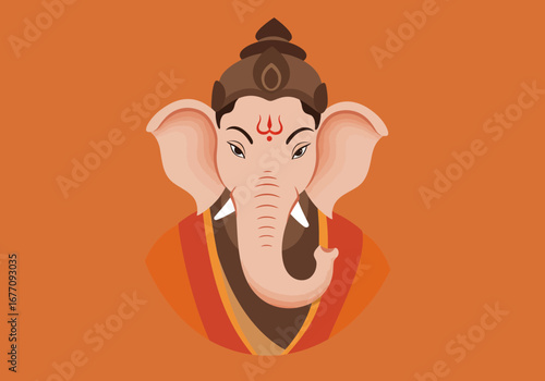 Lord Ganesha Detailed Illustration Hindu Deity.