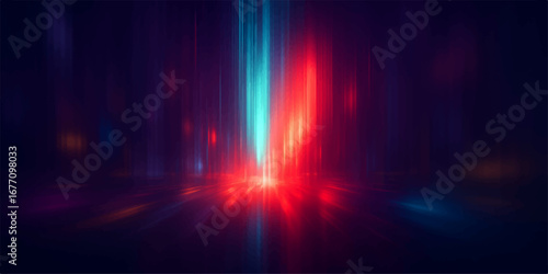 Abstract colorful lights background with glowing fire and bright vibrant design effects