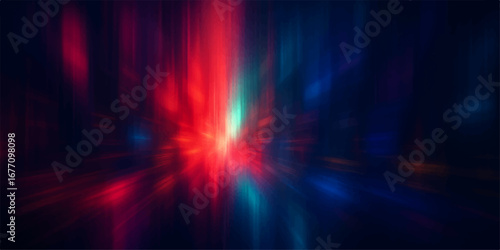 Abstract colorful background with glowing lights and bright fiery effects