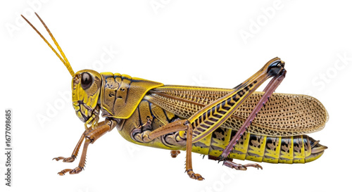 Konstfotografi Isolated Grasshopper