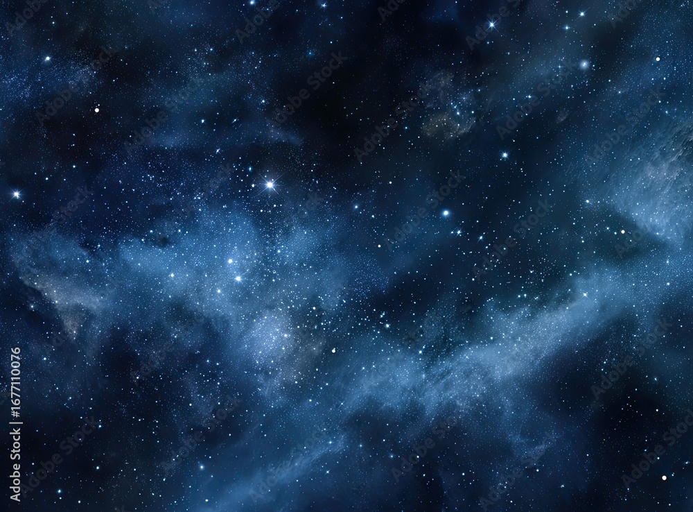 Fototapeta premium Deep space filled with nebulae and stars