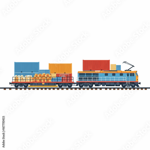Freight Train Transport Efficient Cargo Delivery by Rail