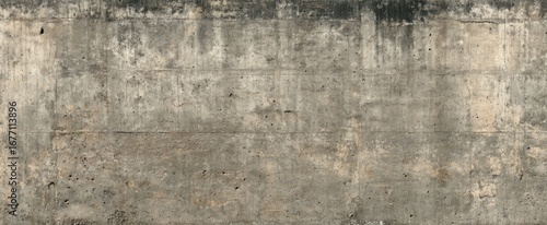Wallpaper Mural A weathered concrete wall, exhibiting various shades of gray and brown, with horizontal marks and spots Torontodigital.ca