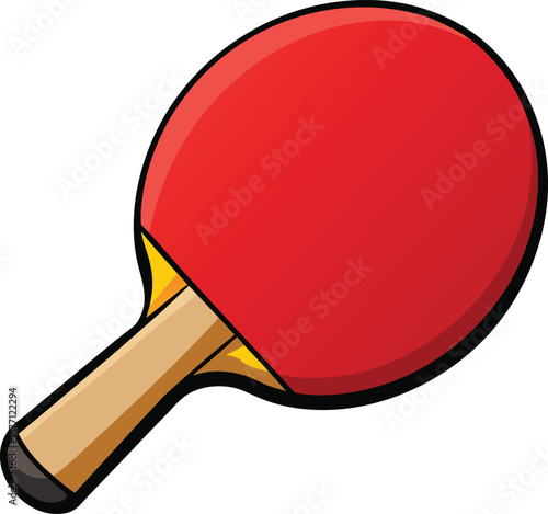 Vector ping pong paddle icon