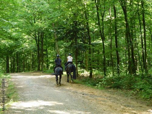 girls on horseback