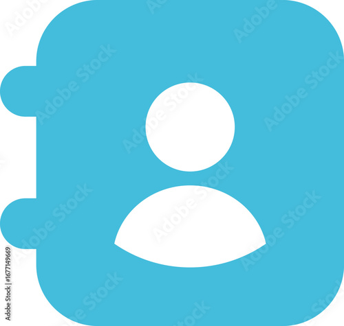 a directory icon in the shape of a person