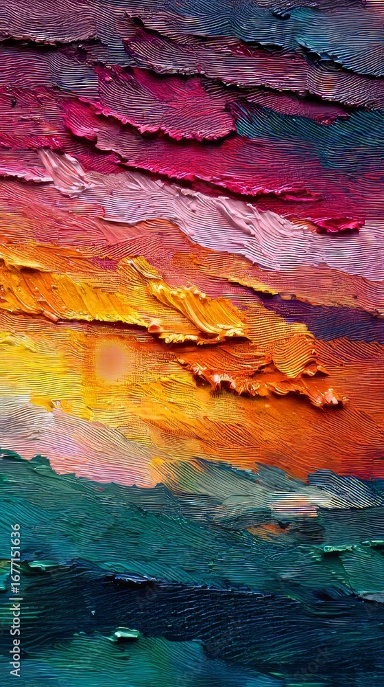 Fototapeta premium Creative Abstract Painting Background