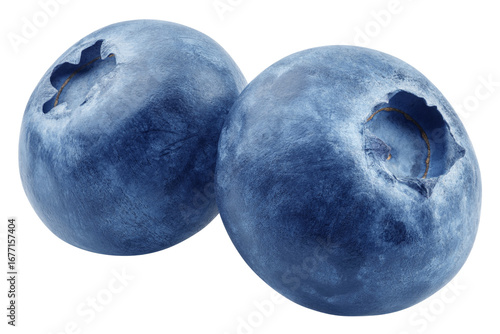 Fototapeta Naklejka Na Ścianę i Meble -  Blueberry isolated on white background, full depth of field