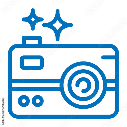 retro camera icon