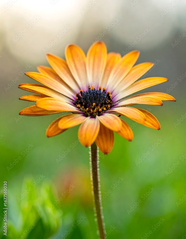 Obraz premium Close-up of vibrant orange flower