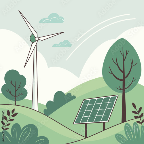 Sustainable Energy Concept
