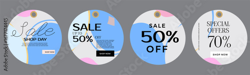 price tag sale labels vector illustration