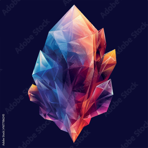 diamond, crystal, heart, vector, gem, jewelry, stone, love, luxury, illustration, design, origami, jewel, geometric, triangle, shape, precious, brilliant, ruby, gemstone, polygon, art, 3d, emerald, 