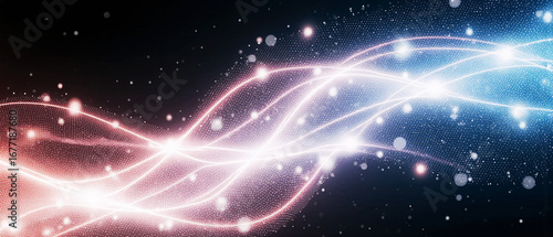 Celestial light bursts illuminate the dark, expansive canvas of the universe