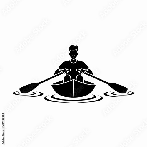 vector illustration of a boat