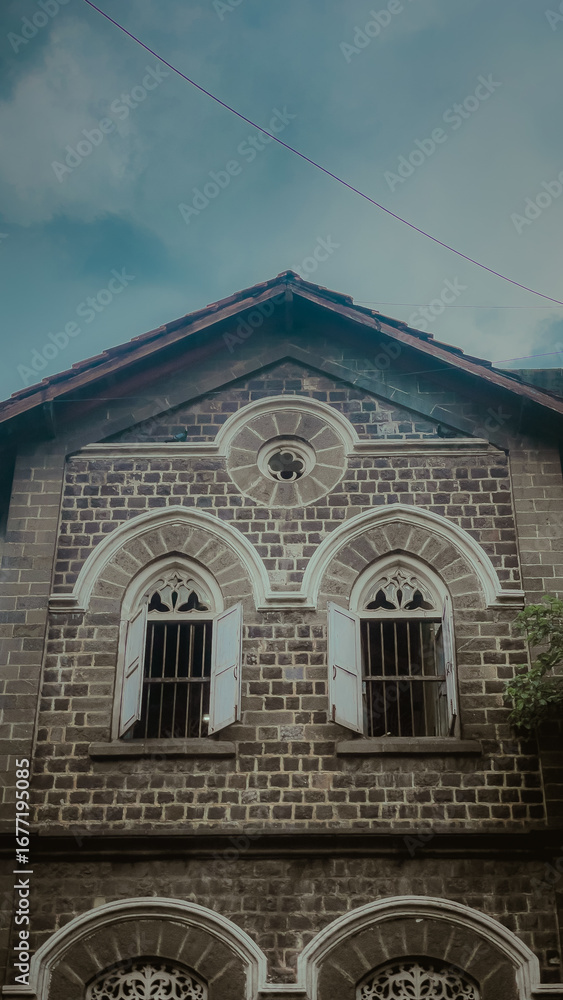 Obraz premium old house with a window