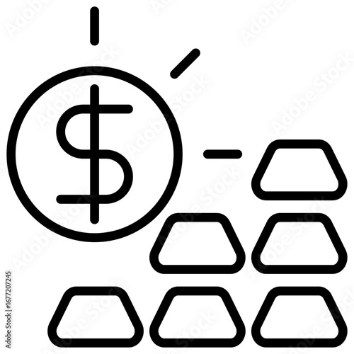 Wealth Outline Icon