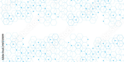 abstract geometric blue texture background. blue hexagon 3D background texture. 3d rendering illustration. Clear pattern abstract background hexagon .Futuristic abstract banner.