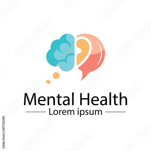 Minimalist mental health logo