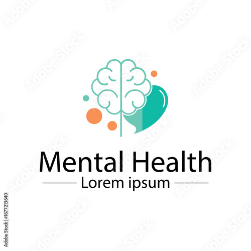 Minimalist mental health logo