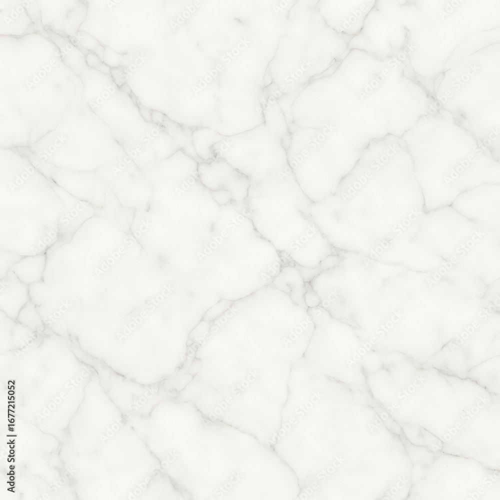 Fototapeta premium Photo of seamless white marble texture with gray veins, a luxurious natural stone pattern perfect for backgrounds, interior design, and architectural applications