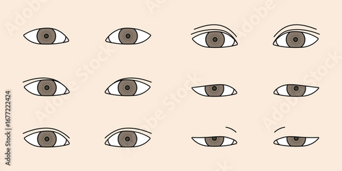 Images of various eye shapes