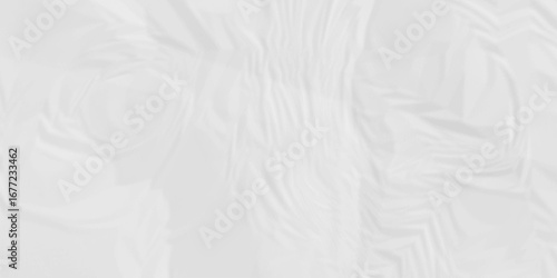 White paper wrinkled texture for background space. Rough white paper. Paper texture, recycled creased paper background.