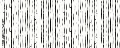 Black and White Birch Tree Bark Seamless Pattern
