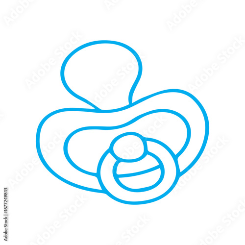 Baby Pacifier Illustration