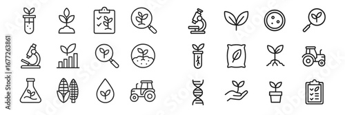 Agriculture and Botany Icons