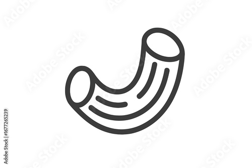 Elbow Macaroni Pasta Icon