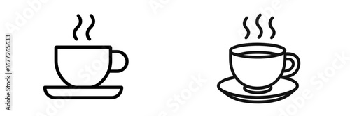 Hot Coffee Cup Icons
