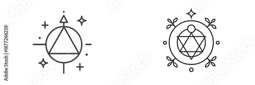 Esoteric Symbols and Geometric Designs