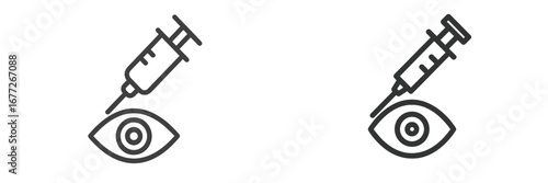 Eye injection icon