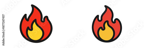 Stylized Fire Icon
