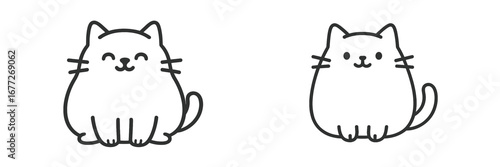 Cute cartoon cat