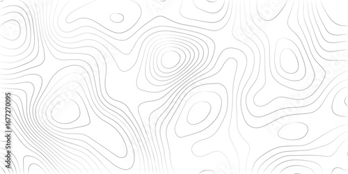 Topographic contour abstract design with modern elevation mapping white background paper texture and geographic mapping artwork
