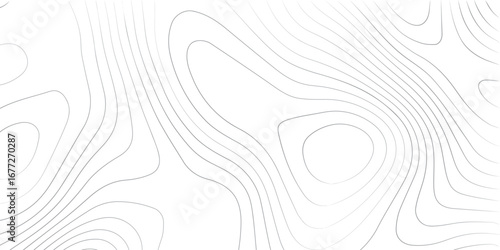 Topographic abstract elevation mapping design with contour line art white paper texture background and modern geographic style
