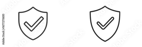 Shield with check mark icon