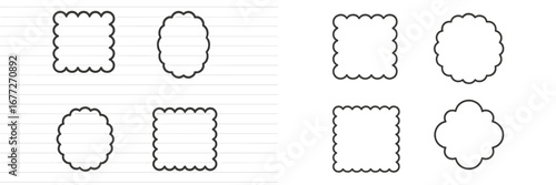 Scalloped Edge Frames Collection