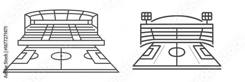 Stadium and Sports Field Icons
