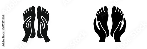 Foot massage icon